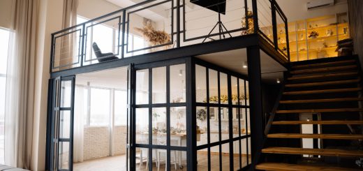 Mezzanine et escalier pour optimiser l'espace chez soi